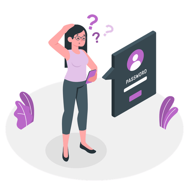 Forgot Password Illustration